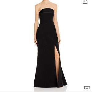 BCBG NWT Black Strapless Formal Gown